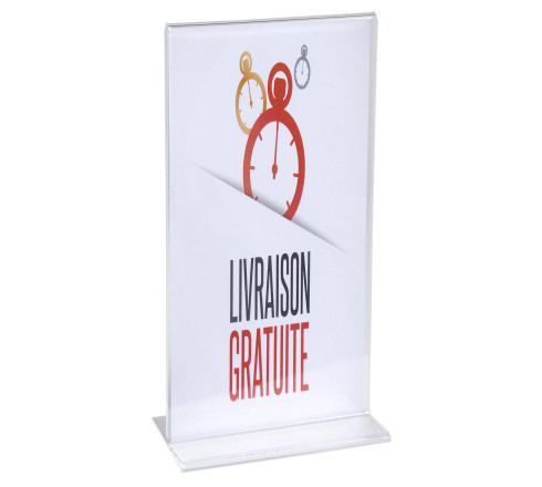 Porte-visuel droit vertical DL