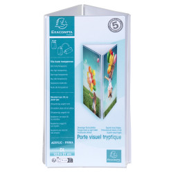 Porte-visuel tryptique DL