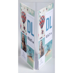Porte-visuel tryptique DL