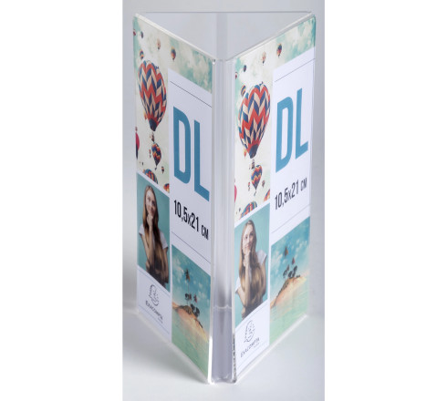 Porte-visuel tryptique DL