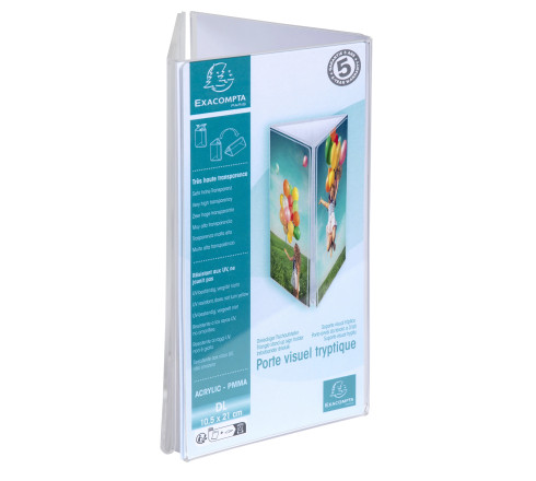 Porte-visuel tryptique DL