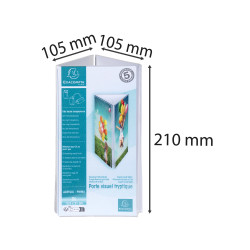 Porte-visuel tryptique DL