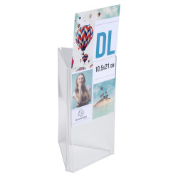 Porte-visuel tryptique DL