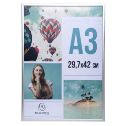 Cadre photo mural aluminium A3