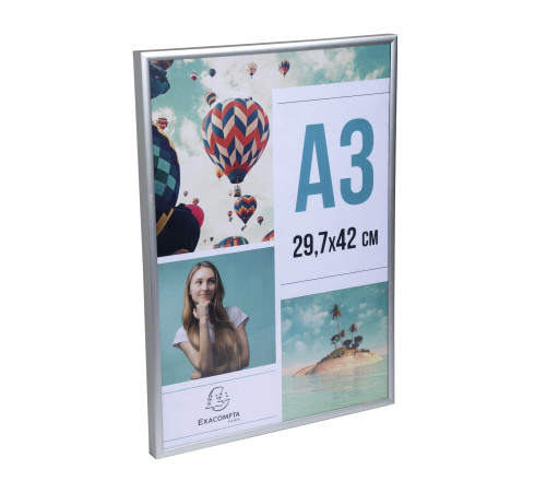 Cadre photo mural aluminium A3