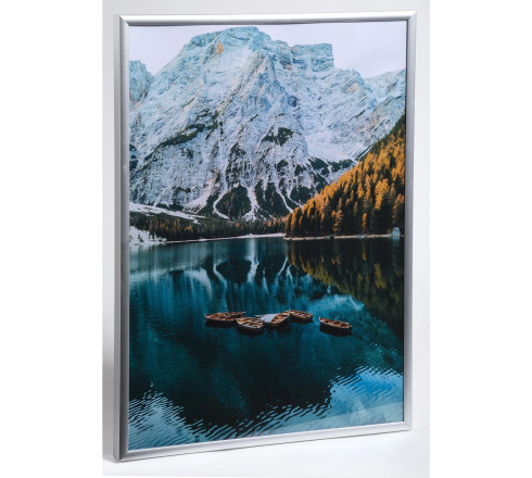Cadre photo mural aluminium A3