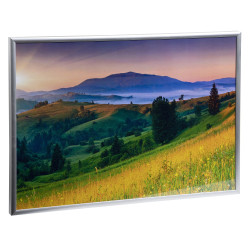 Cadre photo mural aluminium A3