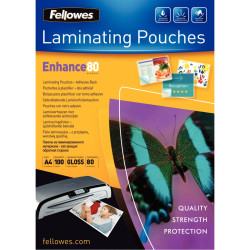 Boîte de 100 pochettes de plastification A3 adhésif