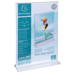 Porte-visuel droit vertical A4