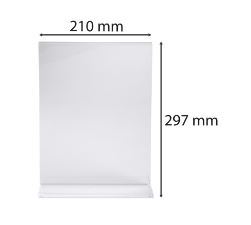 Porte-visuel droit vertical A4