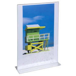 Porte-visuel droit vertical A4