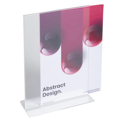 Porte-visuel droit vertical A4