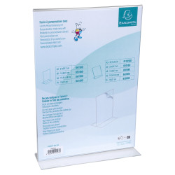 Porte-visuel droit vertical A4