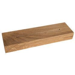 Porte-visuel avec socle en bois vertical A4