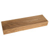 Porte-visuel avec socle en bois vertical A4