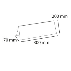 Lot de 5 chevalets double face horizontal A4