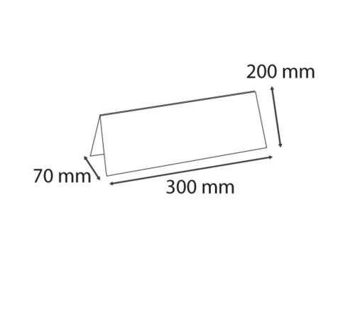 Lot de 5 chevalets double face horizontal A4