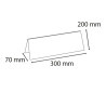 Lot de 5 chevalets double face horizontal A4
