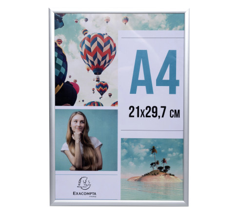Cadre photo aluminium A4