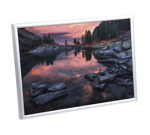 Cadre photo aluminium A4