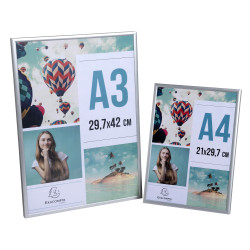 Cadre photo aluminium A4