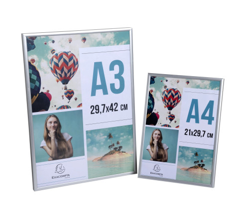 Cadre photo aluminium A4