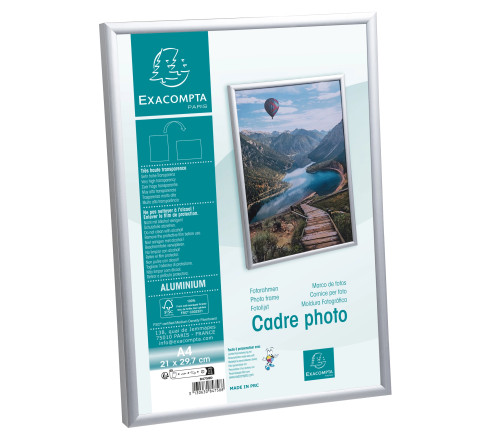 Cadre photo aluminium A4