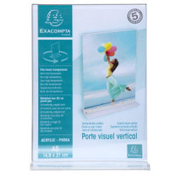 Porte-visuel droit vertical A5
