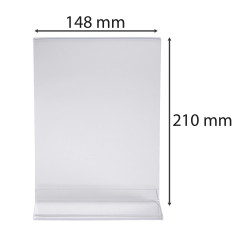 Porte-visuel droit vertical A5