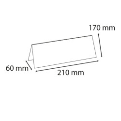 Lot de 5 chevalets double face horizontal A5