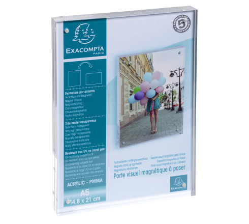 Porte-visuel avec fermeture magnétique A5