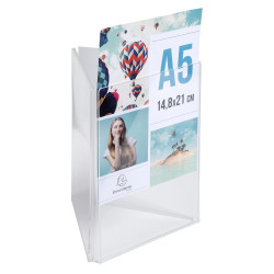 Porte-visuel tryptique A5