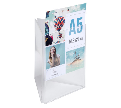 Porte-visuel tryptique A5