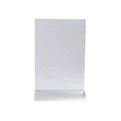 Porte-visuel vertical pied aluminium A5