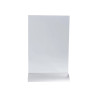 Porte-visuel vertical pied aluminium A5