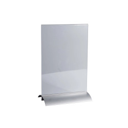 Porte-visuel vertical pied aluminium A5