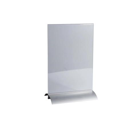 Porte-visuel vertical pied aluminium A5