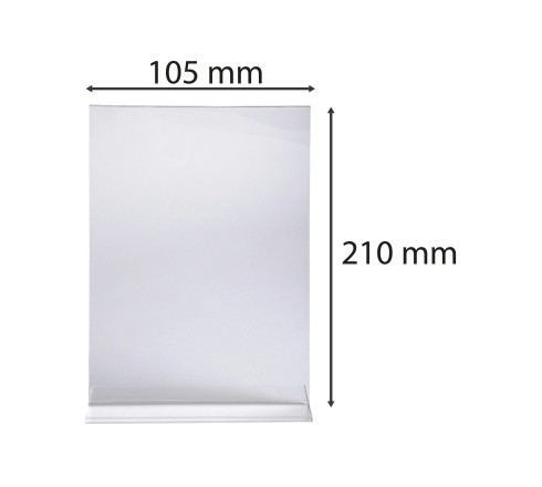 Porte-visuel droit vertical A6