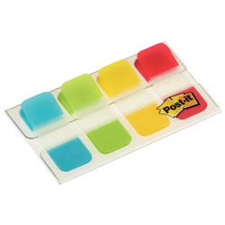 Carte de 40 mini index rigide format 15,8 x 38 mm coloris assortis