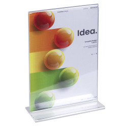 Porte-visuel droit vertical A6