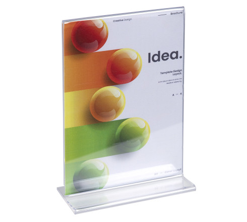 Porte-visuel droit vertical A6