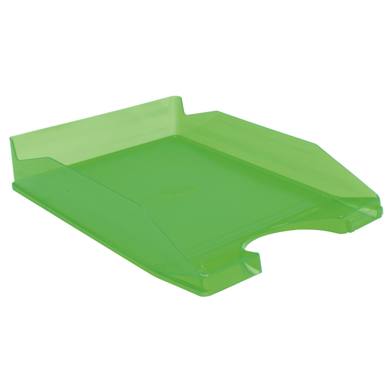 Corbeille à courrier FLUOR verte