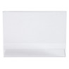 Lot de 10 porte-étiquettes A7 horizontal