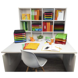 Lot de 10 porte-étiquettes A7 horizontal