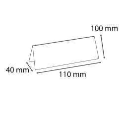 Lot de 10 chevalets double face horizontal A7