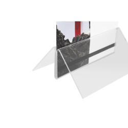 Porte-carte clip L100mm