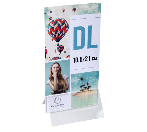 Porte-carte clip L100mm