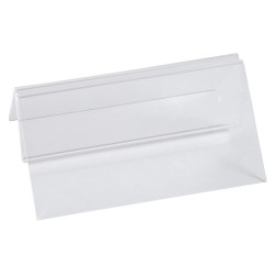 Porte-carte clip L100mm