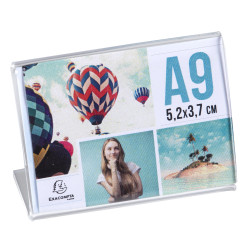 Lot de 10 porte-étiquettes A9 horizontal