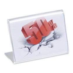 Lot de 10 porte-étiquettes A9 horizontal